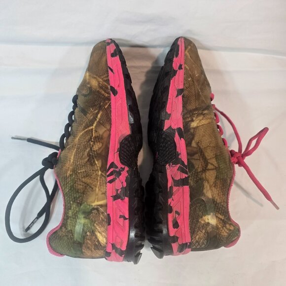 Realtree Mamba Camo Trail Shoes Women Size 8.5 Brown Pink Hiking Outdoor Hunting - Picture 7 of 10